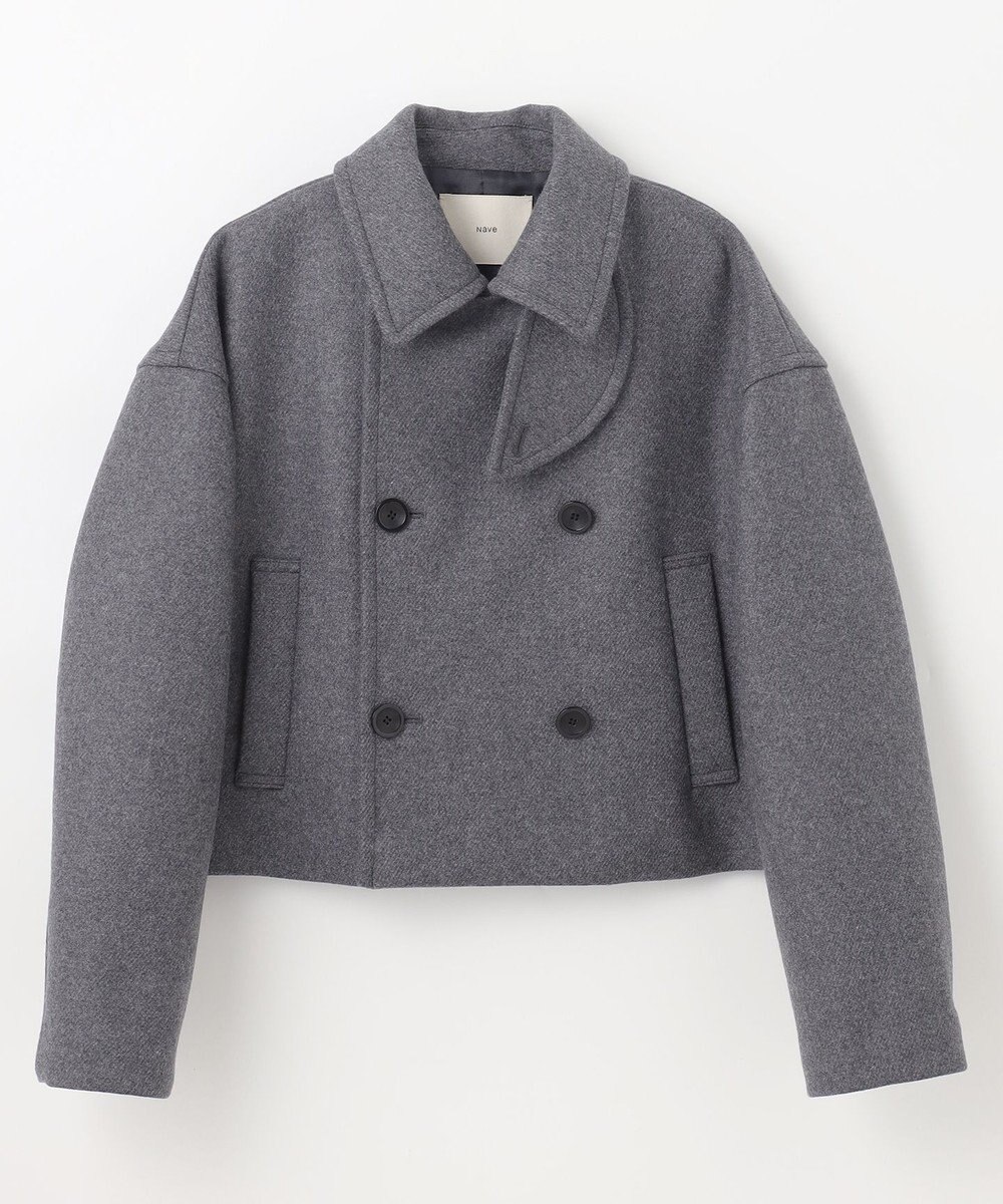 NAVE 【Nave】ダブルメルトン ショートPコート 