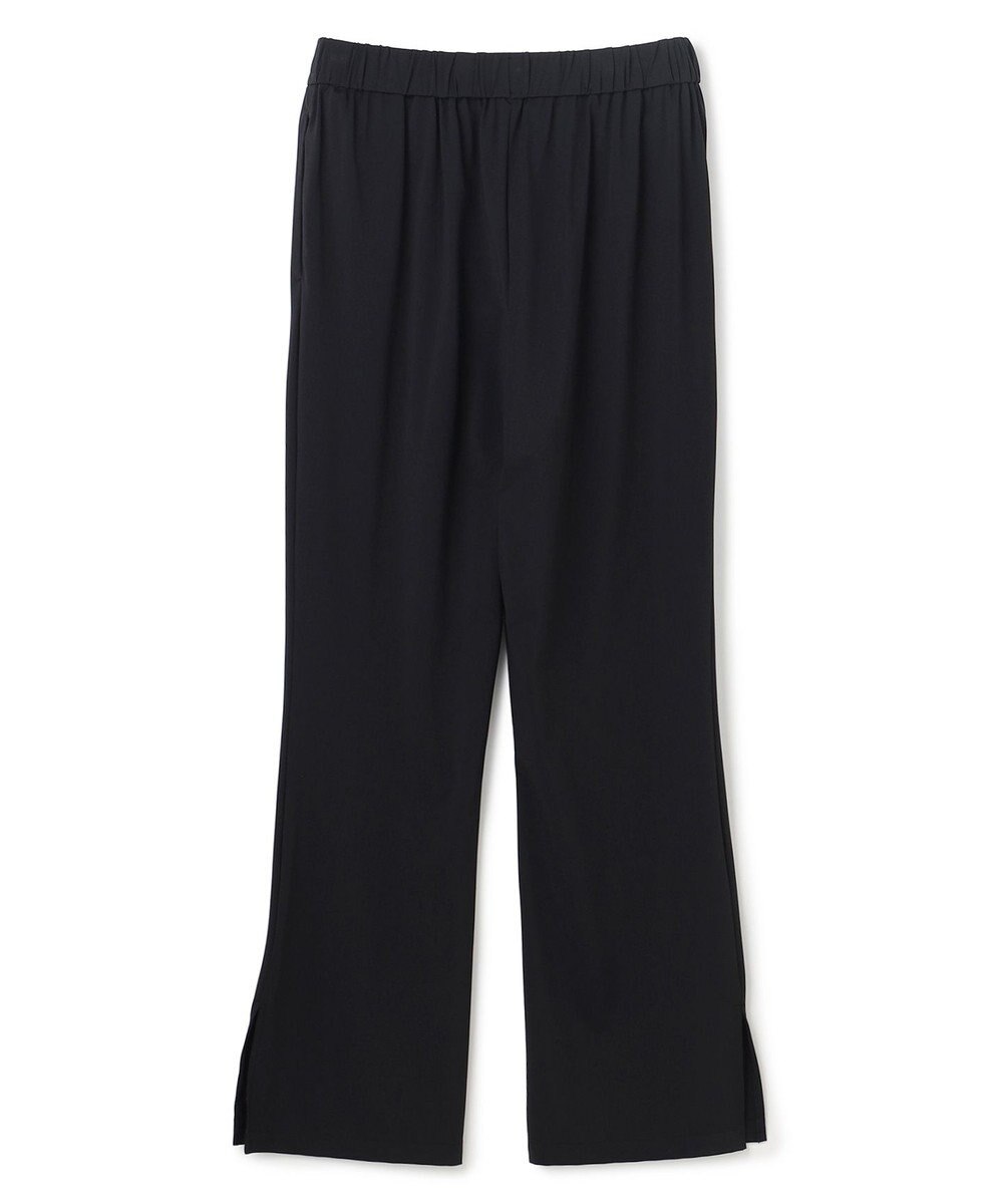 UNFILO L 【ウエストゴム】ドライトリコット セミフレアパンツ 