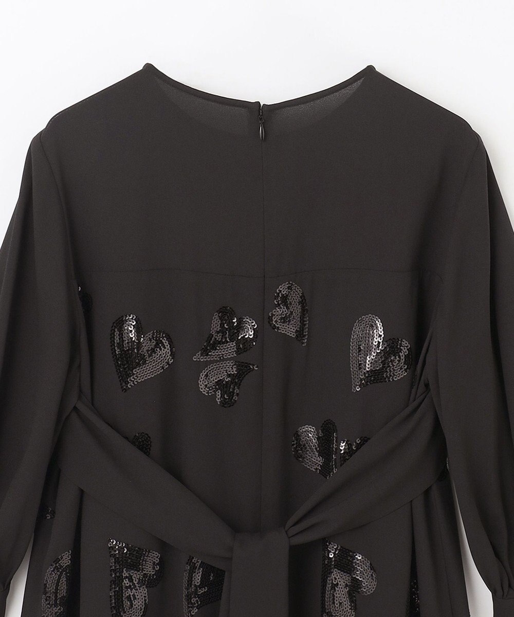 GRACE CONTINENTAL ハートスパンコールワンピース 