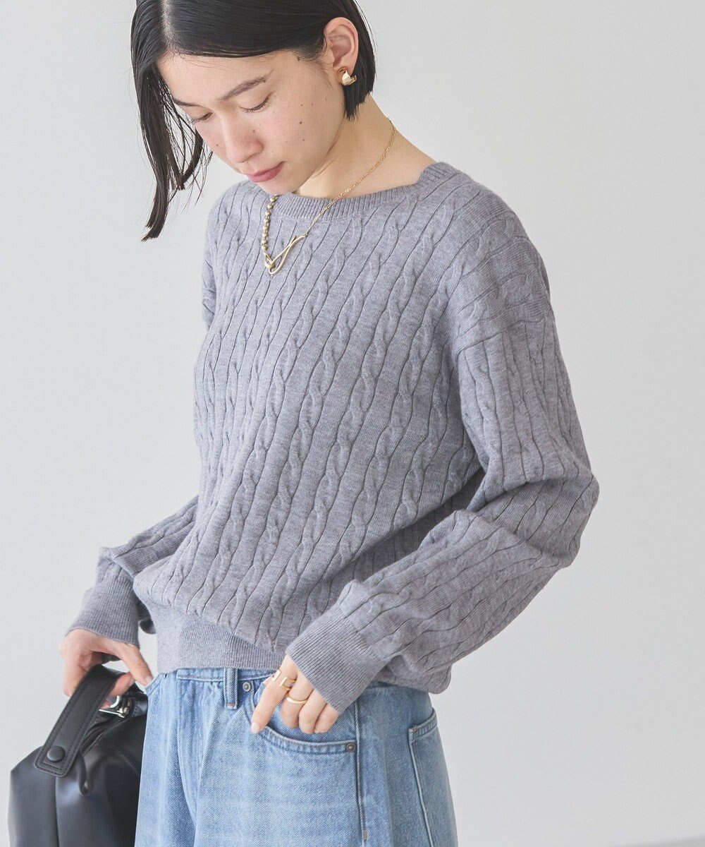 AMERICAN HOLIC バイパチケーブルニットプルオーバー 