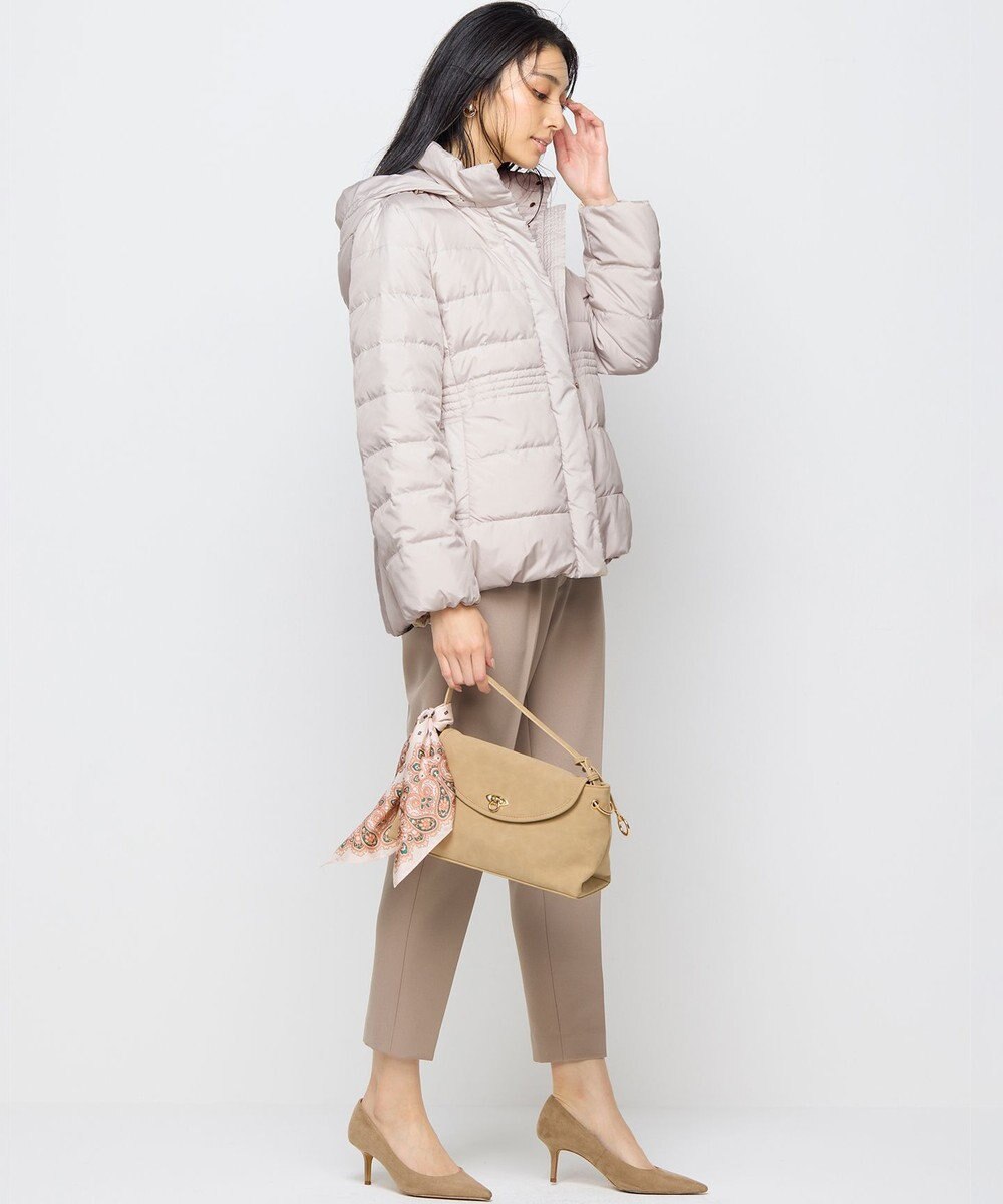 組曲 S ライトタフタショートダウンコート 