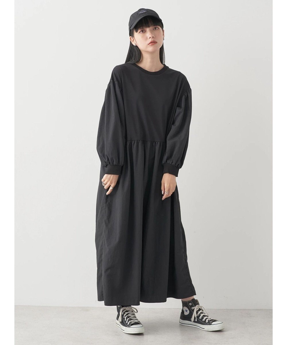 earth music&ecology ドッキングギャザーワンピース 