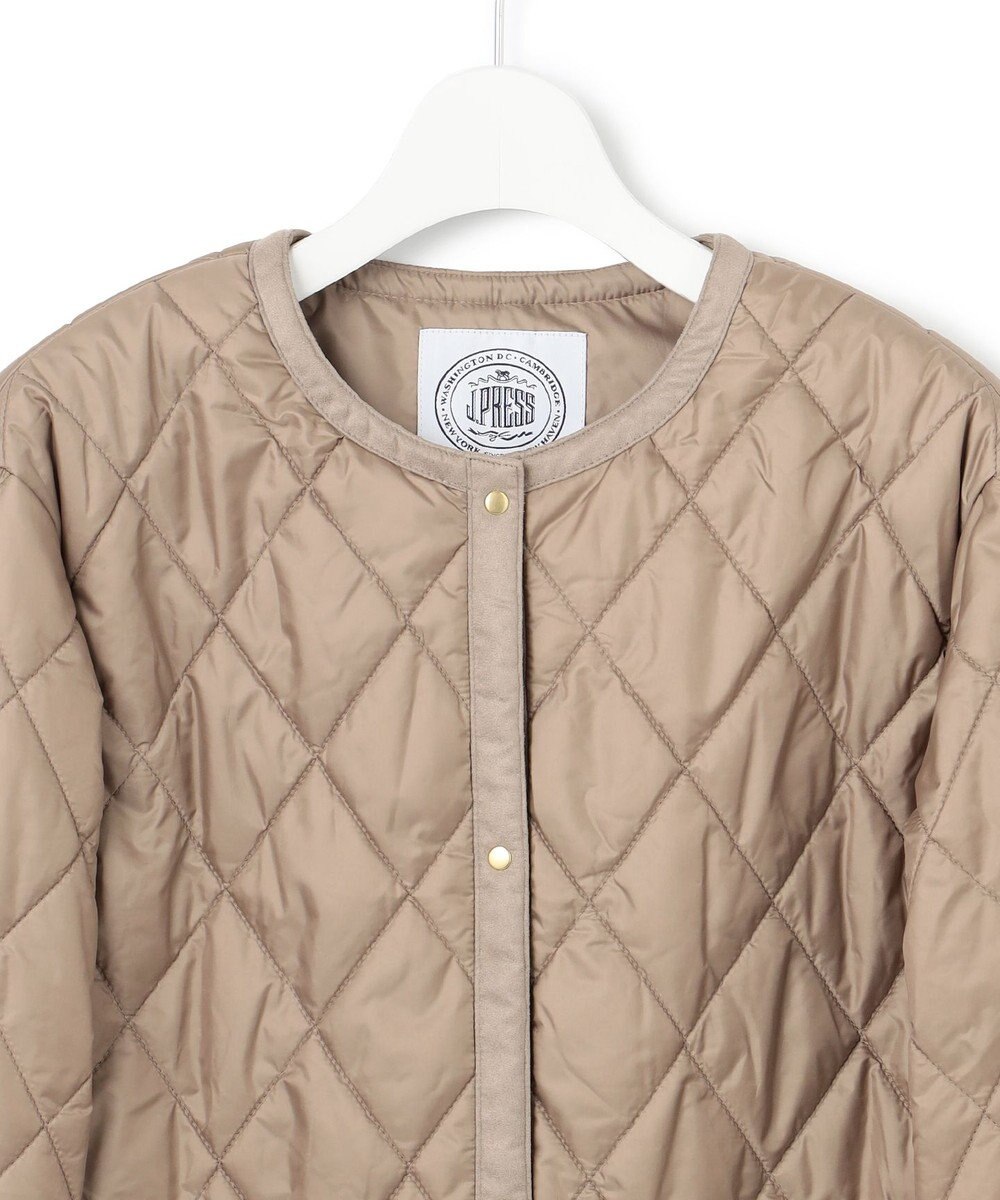 J.PRESS LADIES 【WEB限定カラーあり・洗える】コンパクトタフタキルティング ブルゾン 