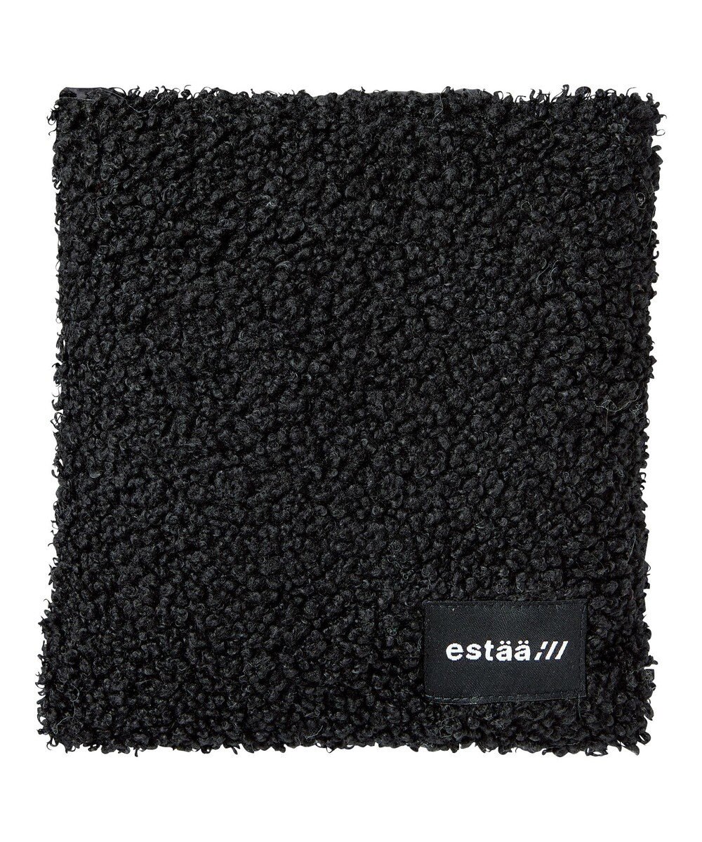 MOONBAT estaa ダウンマフラー 無地ボア／手洗い可／ポケッタブル 