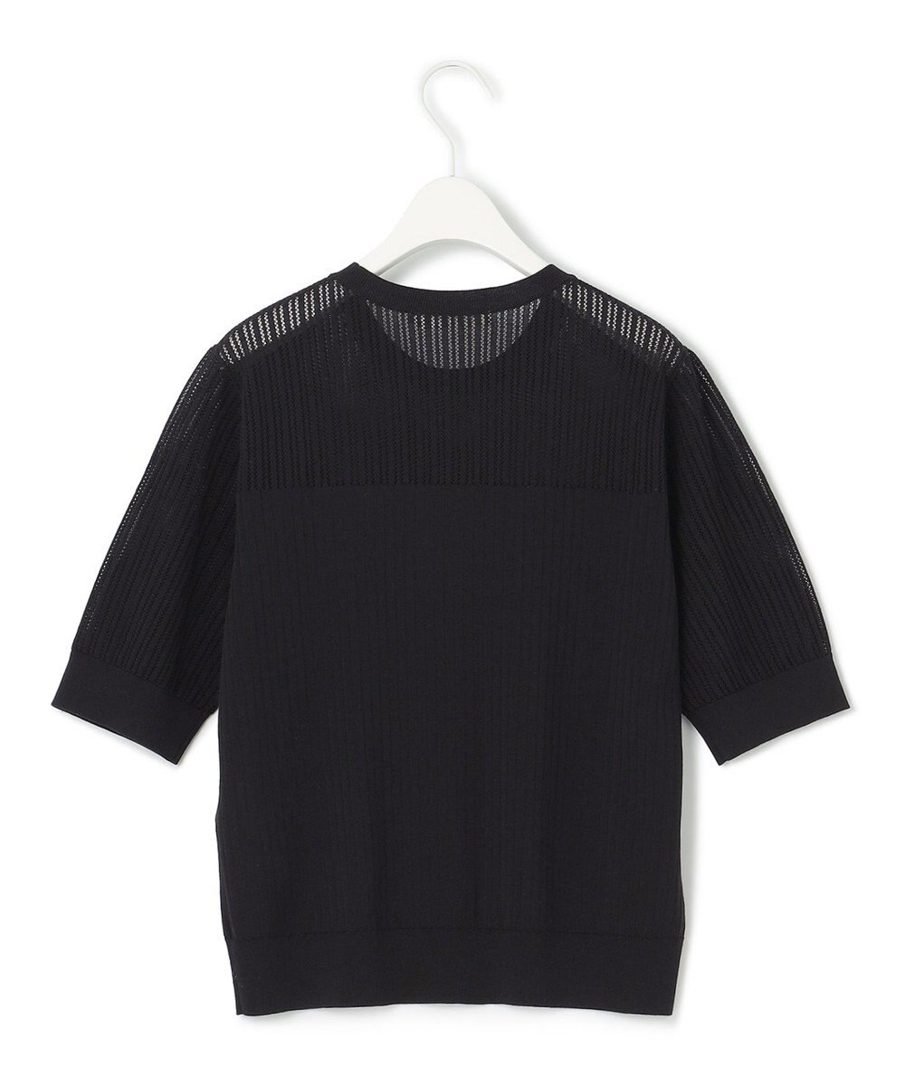 ICB L 【洗える】 レースニットトップス 