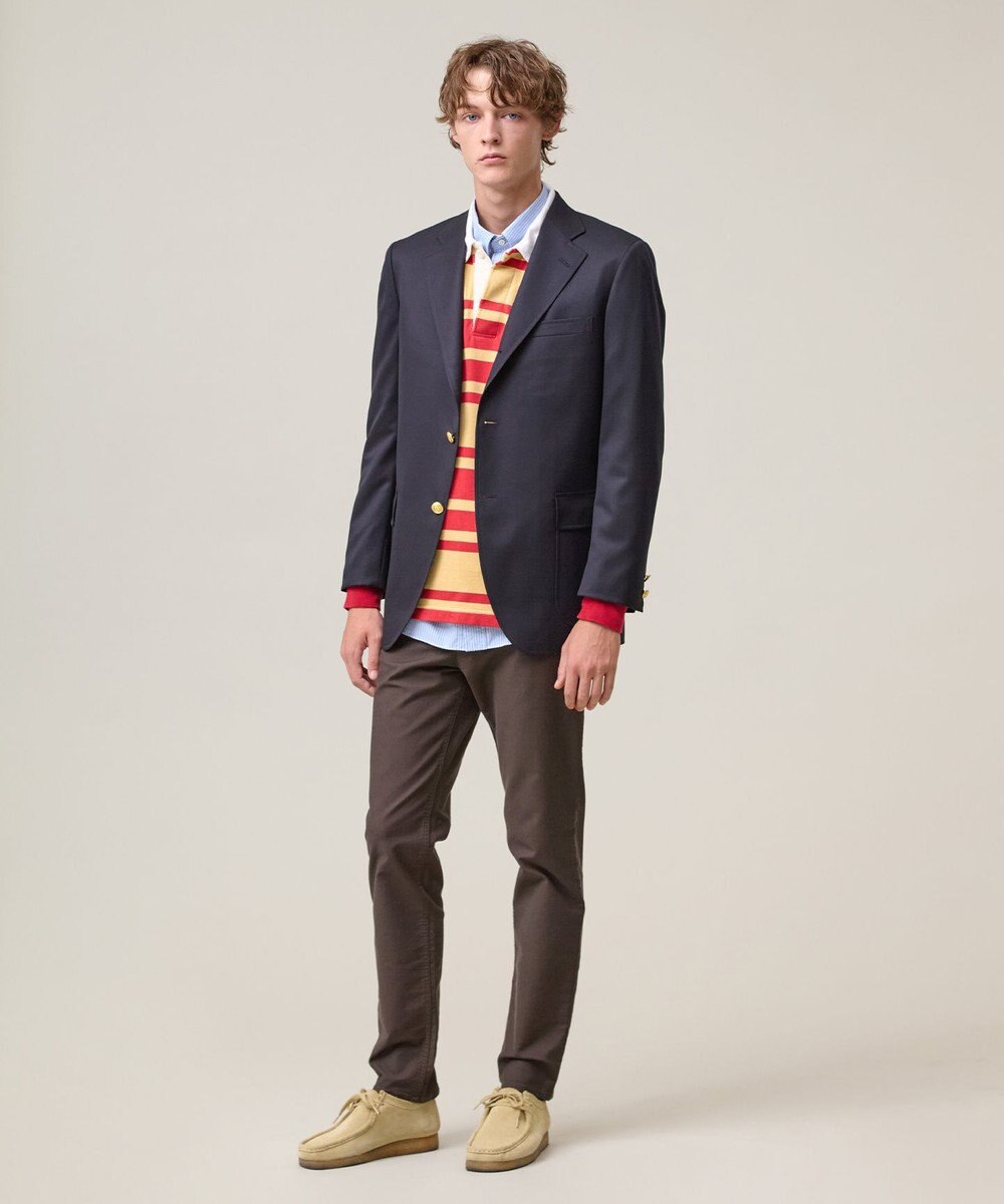 J.PRESS MEN 【ストレッチ】ハイパワーストレッチバーズアイ パンツ 