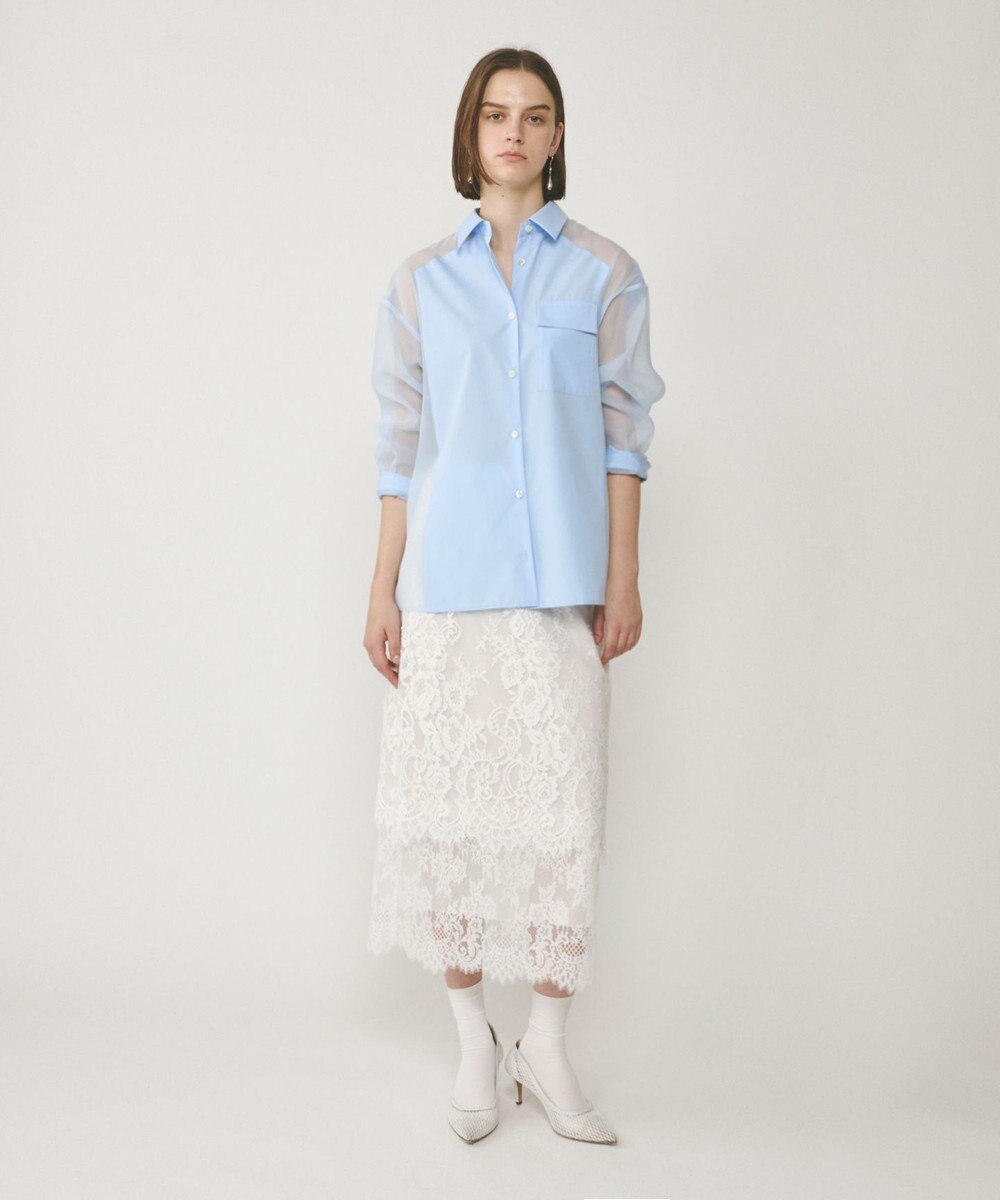 GRACE CONTINENTAL レースレイヤードスカート 