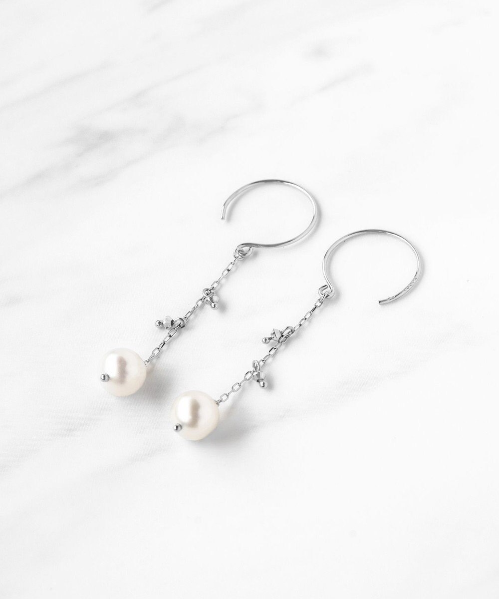 TOCCA 【WEB限定】SEEDS PEARL PIERCED EARRINGS K10ホワイトゴールド 淡水パールピアス 