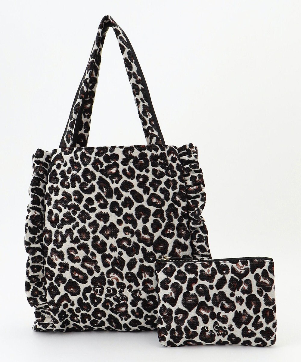 TOCCA 【ヨンア×大人百花×TOCCAコラボカラー有り】PRECIOUS WAVES BAG WITH POUCH ポーチ付きトートバッグ 