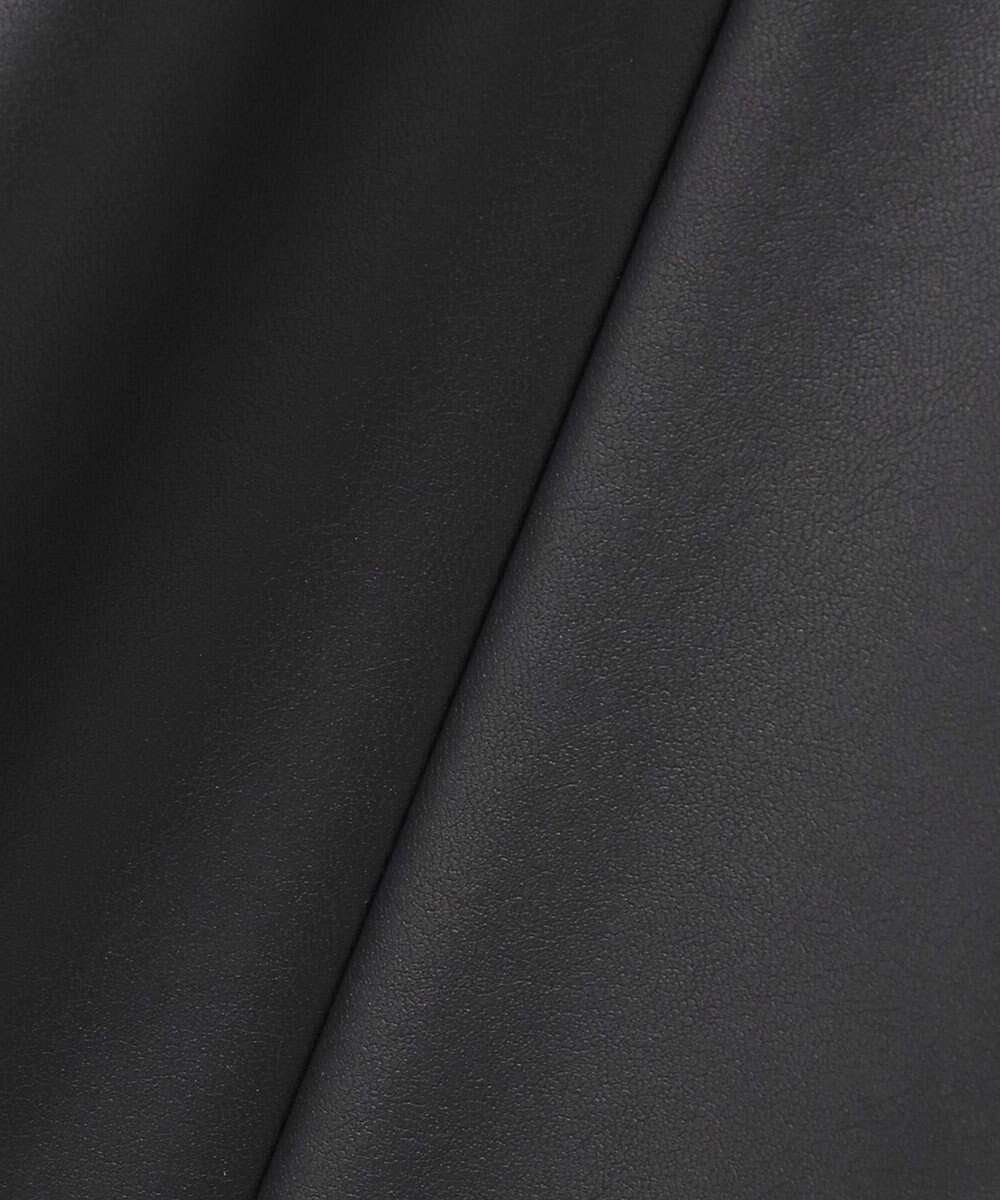 ICB フェイクレザー ナロースカート（サスペンダー付き） 