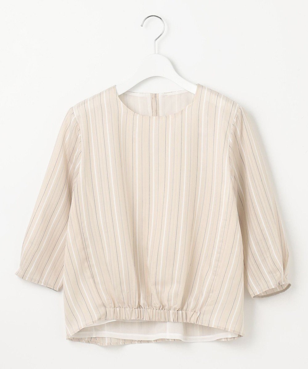 J.PRESS LADIES L 【WEB限定カラーあり】ランダムシアーストライプ カットソー 