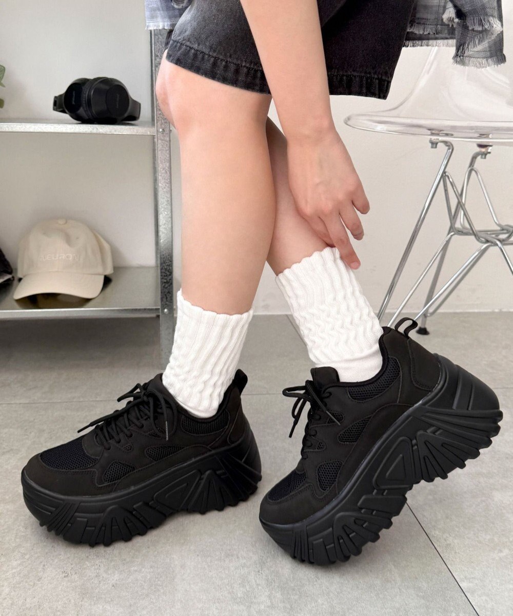 WEGO 【SMLサイズ展開】ボリュームスニーカー 