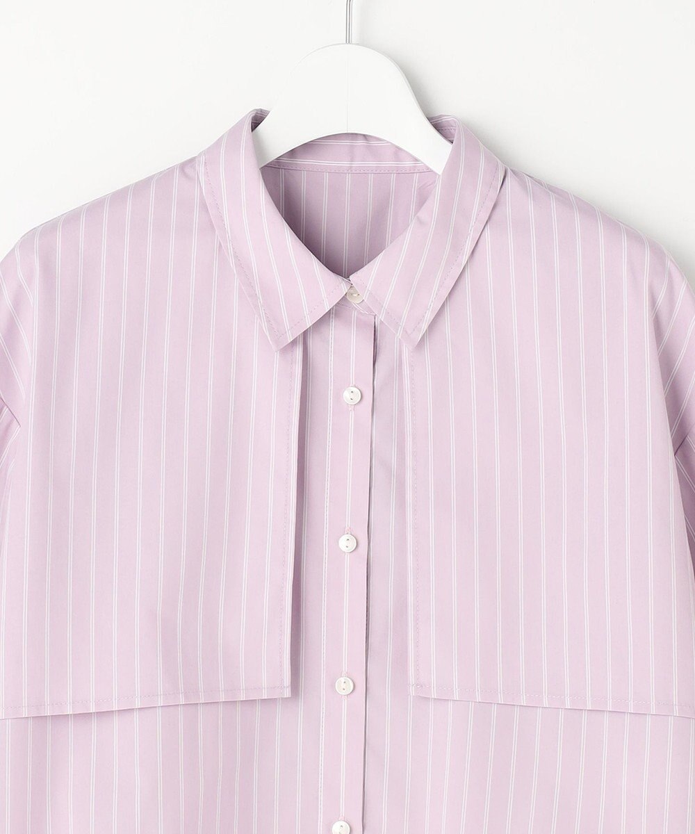 ANY SIS クロップドヨークハオリ シャツ 