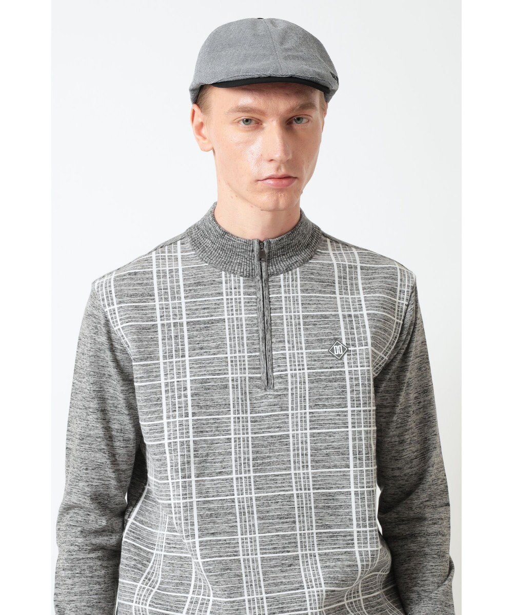 DAKS DAKS GOLFハウンドトゥース ハンティングキャップ 