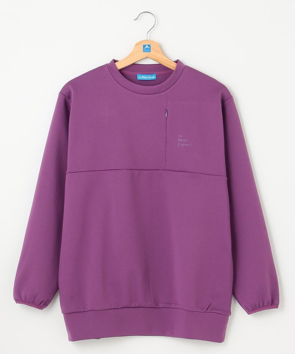 SHARE PARK LADIES 【UVカット・吸水速乾・ストレッチ・軽量・アンチピリング 】ダンボールクルーネックスウェット（S・Mサイズ） 