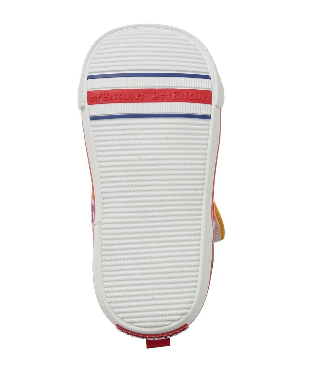 MIKI HOUSE HOT BISCUITS 【14-16cm】 ロゴ総柄 セカンドベビーシューズ 