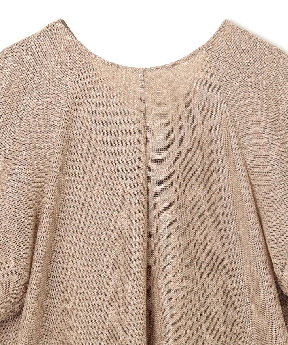 BEIGE， 【洗える・吸水速乾・防シワ】LIATRIS / バックリボンハーフスリーブブラウス 