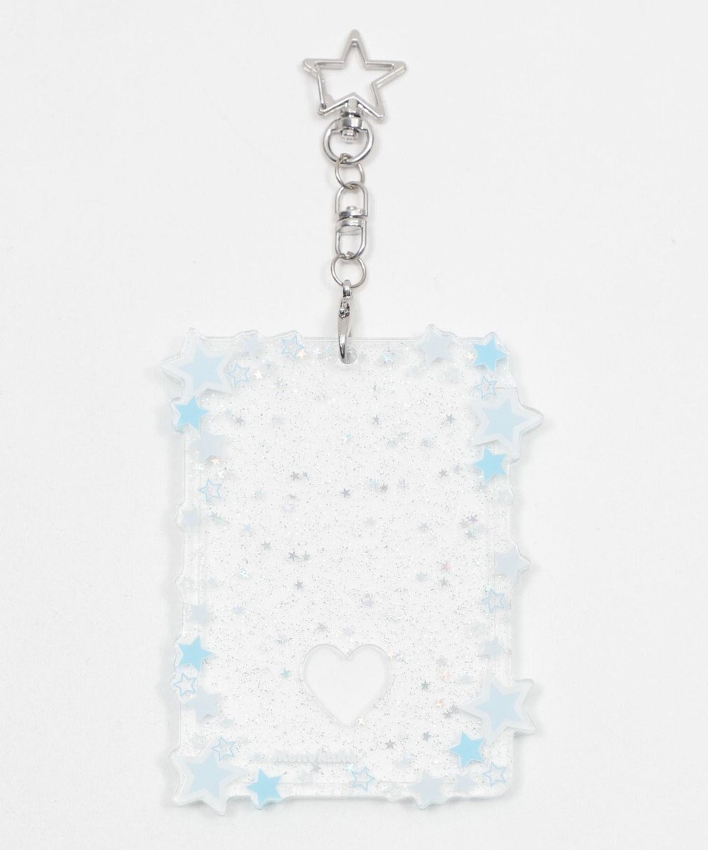 WEGO 【痛バ＆推し活】キラキラスターカードホルダーキーホルダー 