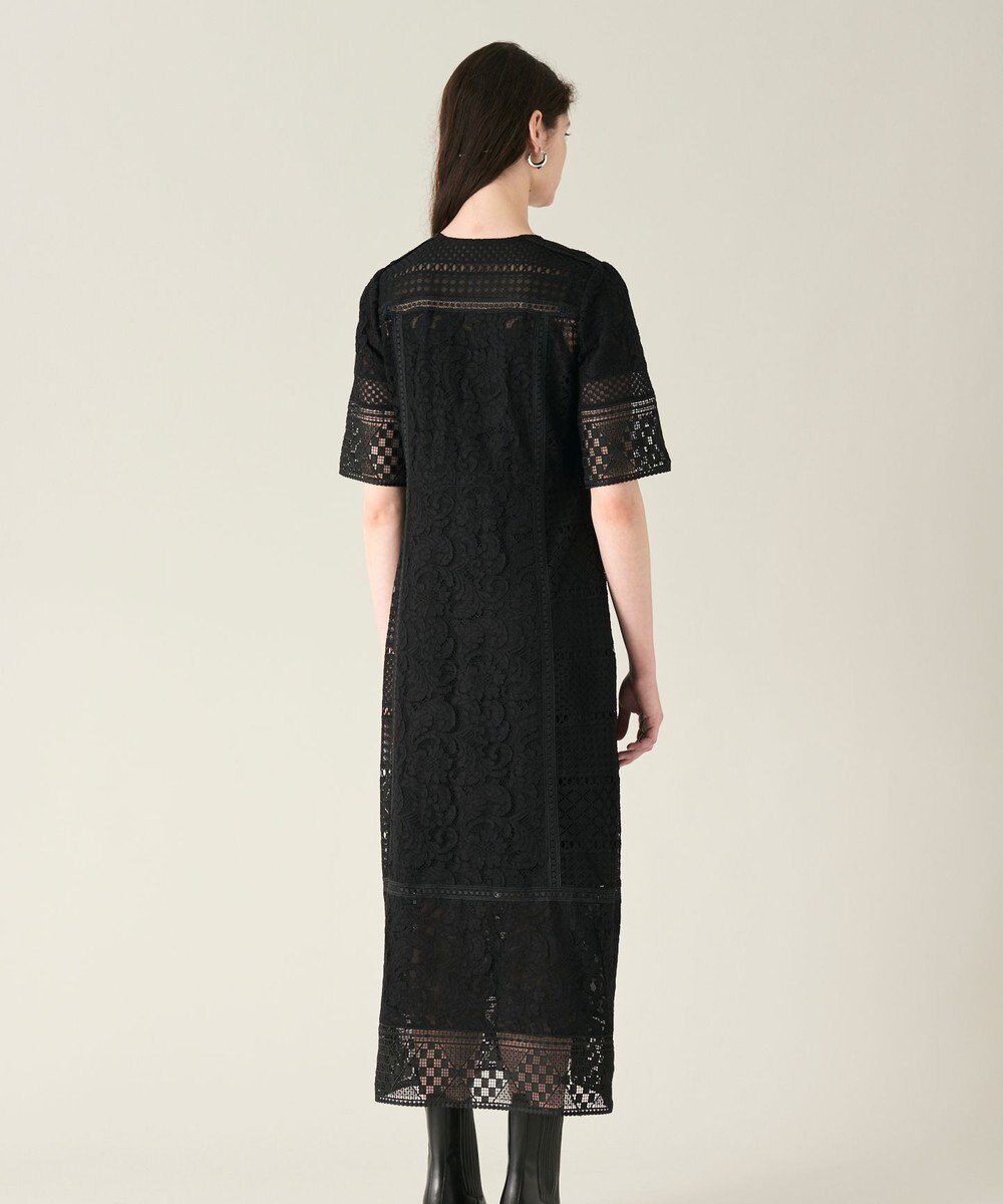 GRACE CONTINENTAL コンビレースVネックワンピース 