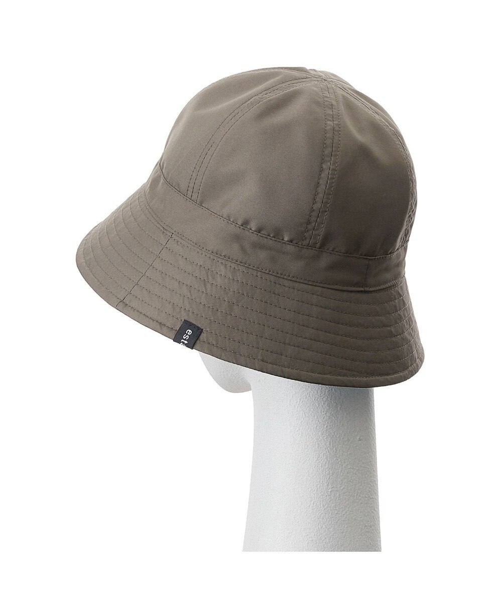 MOONBAT 【洗える】estaa 撥水 丸天バケットハット リバーシブル UV 