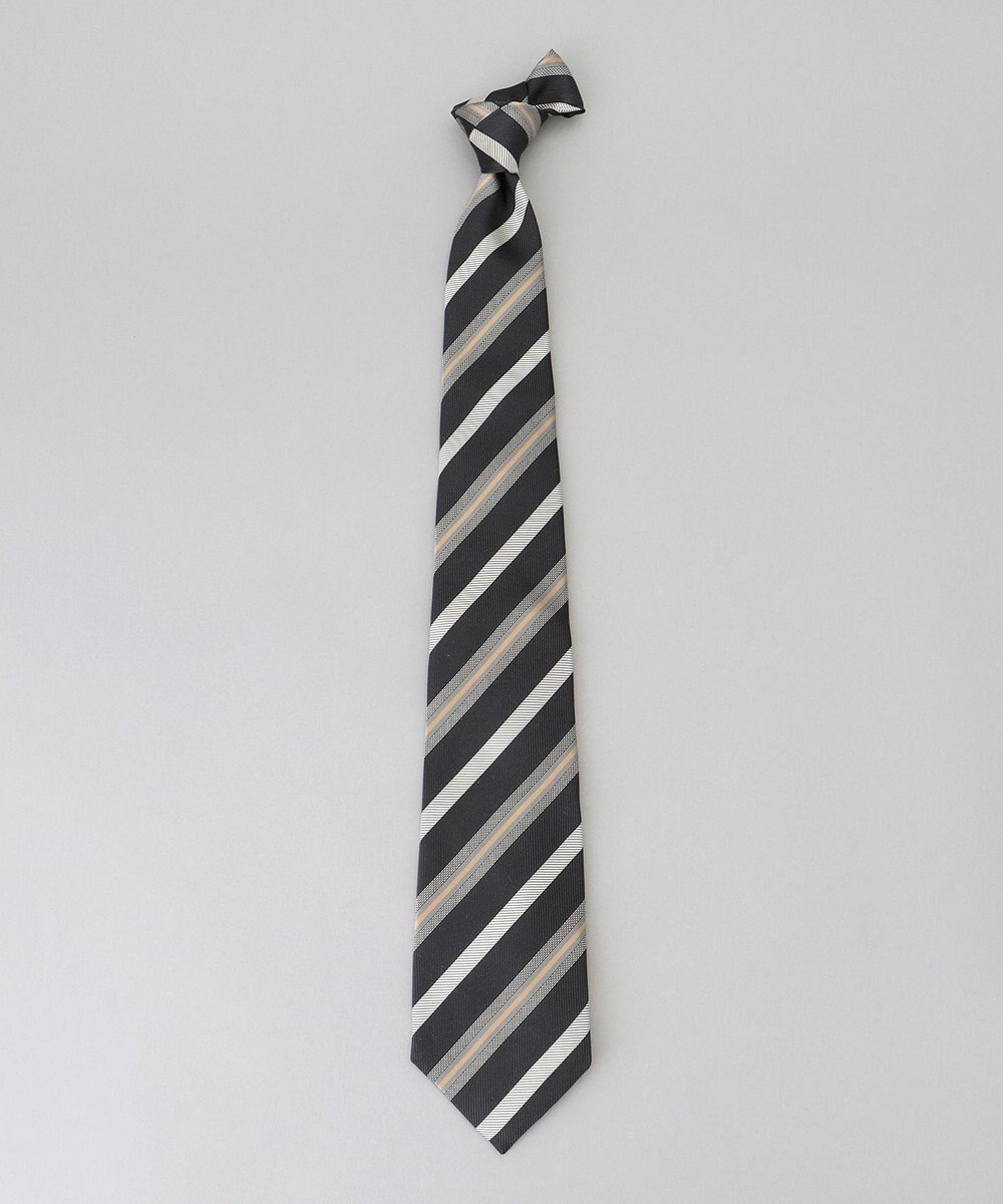 GOTAIRIKU GOTAIRIKU別注【日本製】シルク ネクタイ_レジメンタル 