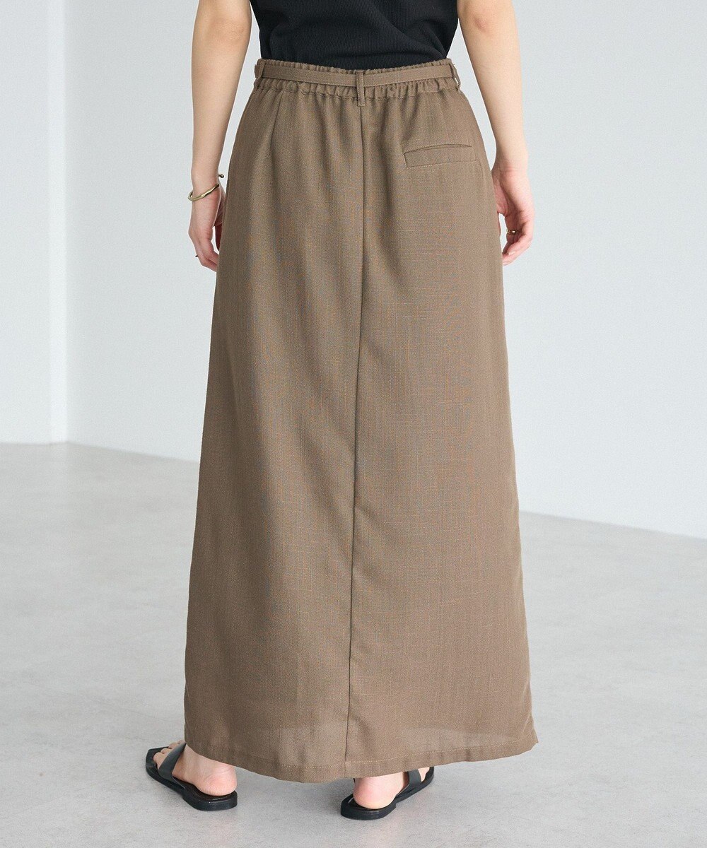 CRAFT STANDARD BOUTIQUE リネンライクラップ風スカート 