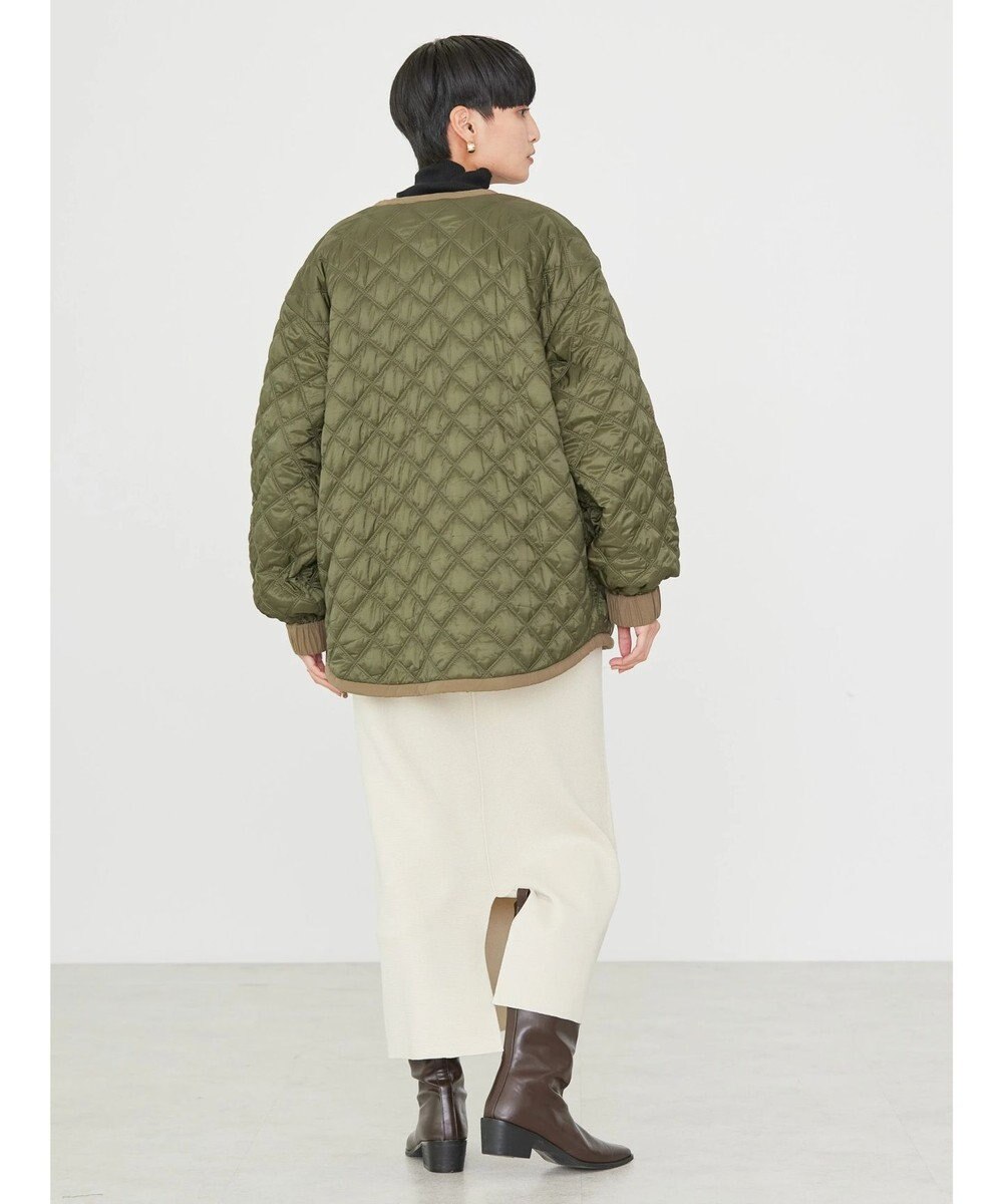 AMERICAN HOLIC キルポカリバーシブルキルティングミディコート 