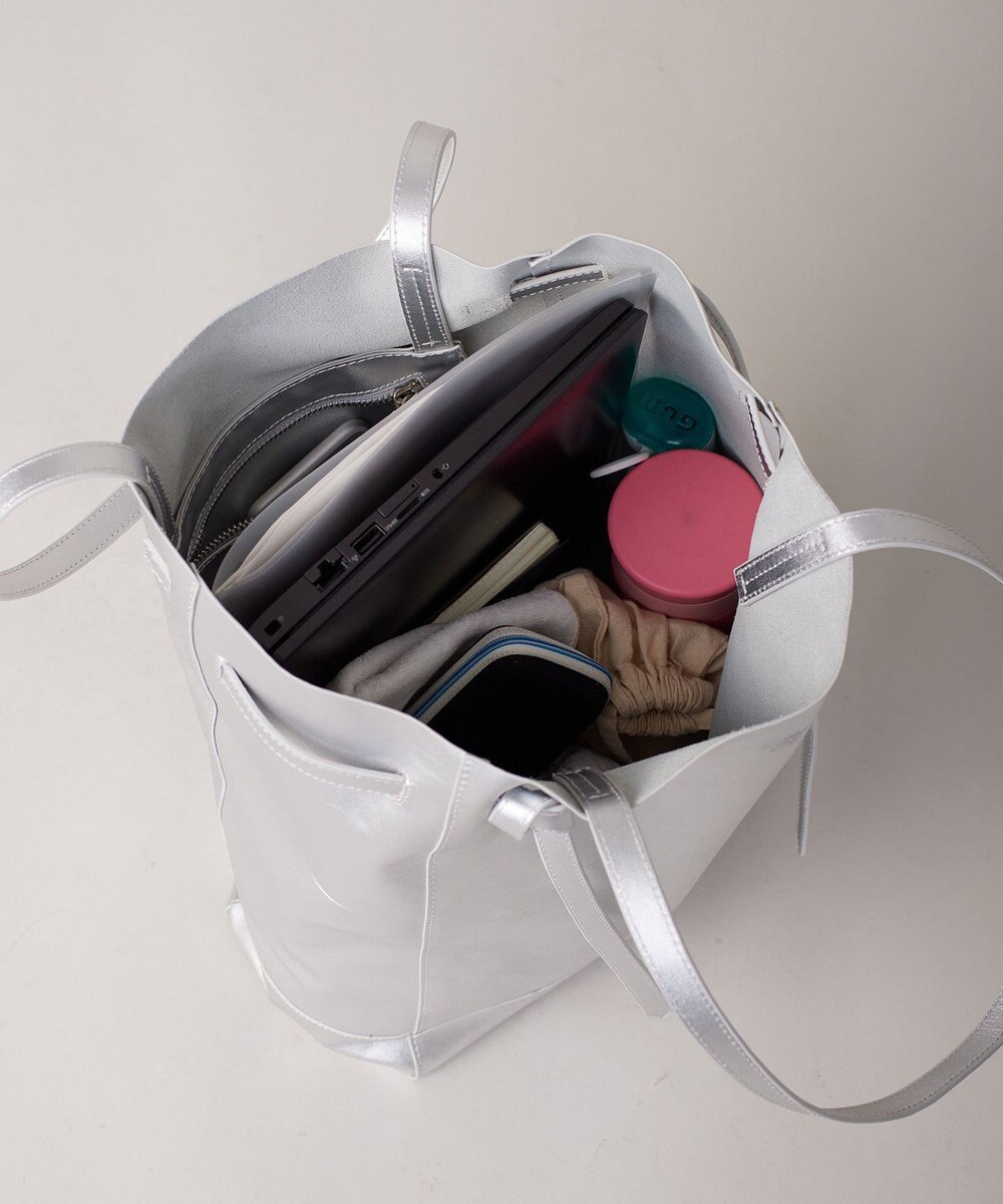 J.PRESS LADIES 【A4サイズ収納可】レザー トート バッグ 