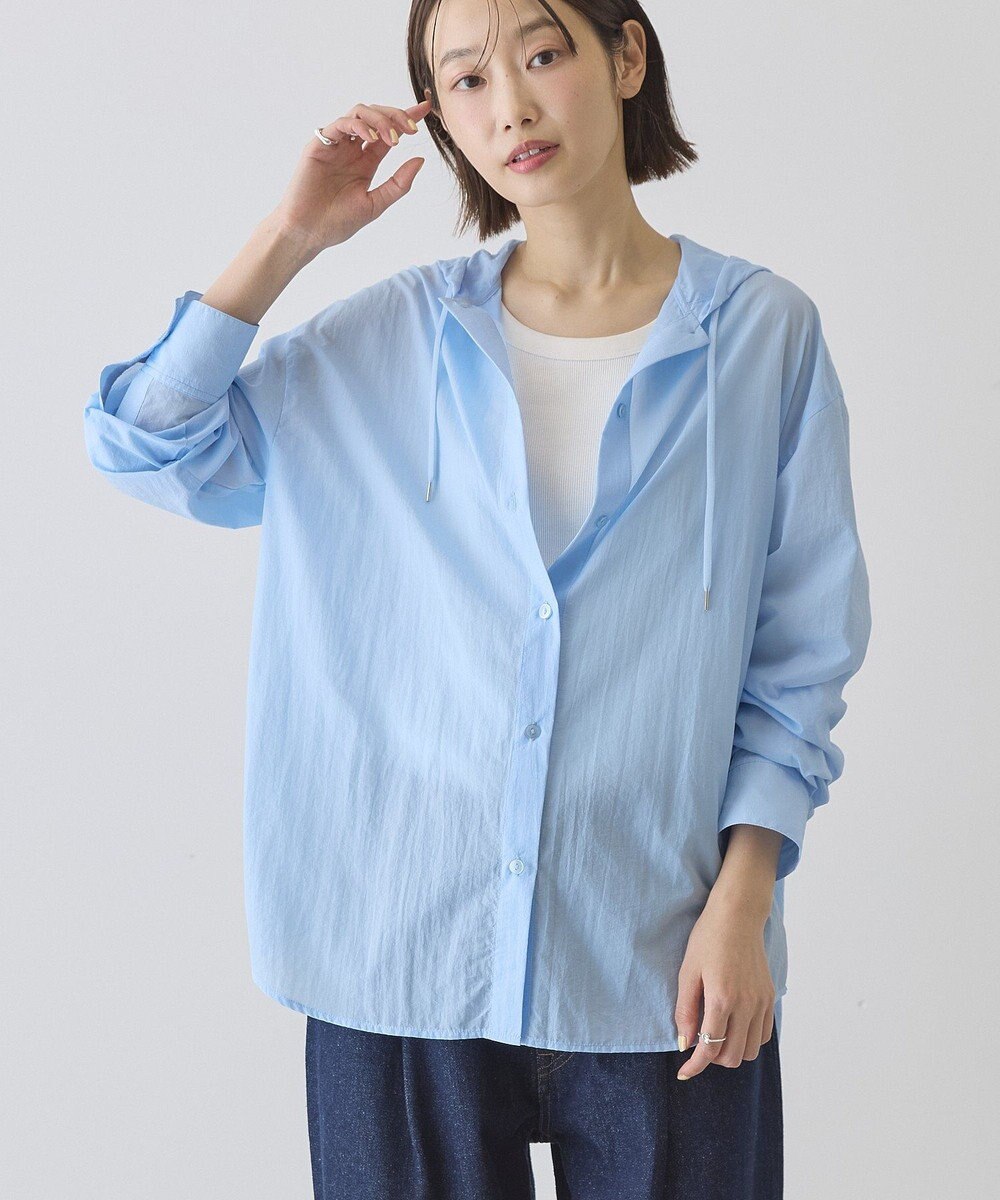 AMERICAN HOLIC ナイロンフーディーシャツ 