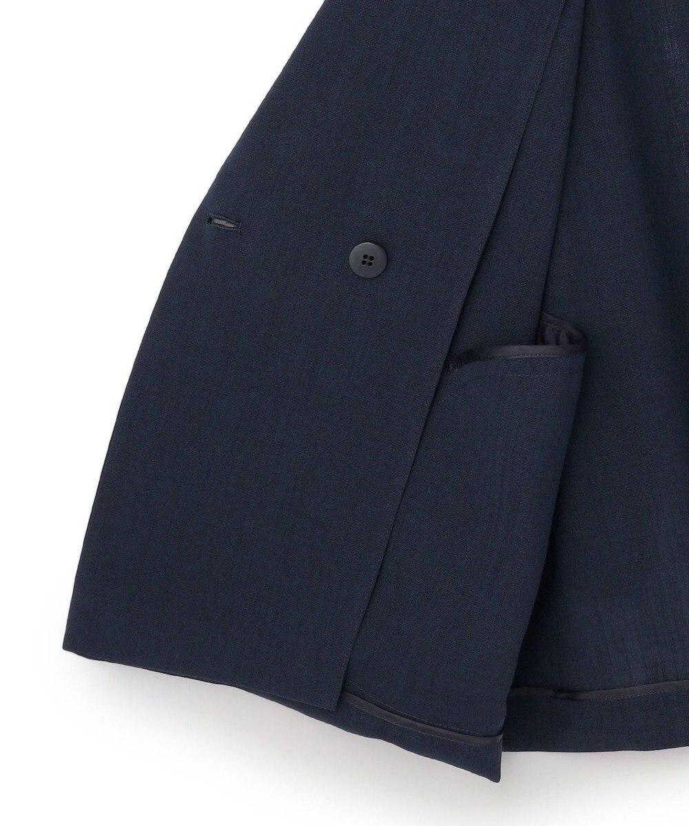 ICB 【先行予約】 ドライアセテートスラブ 8分袖ジャケット 