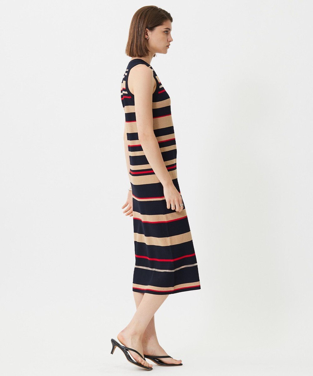 ICB 【洗える】 マルチボーダーワンピース 