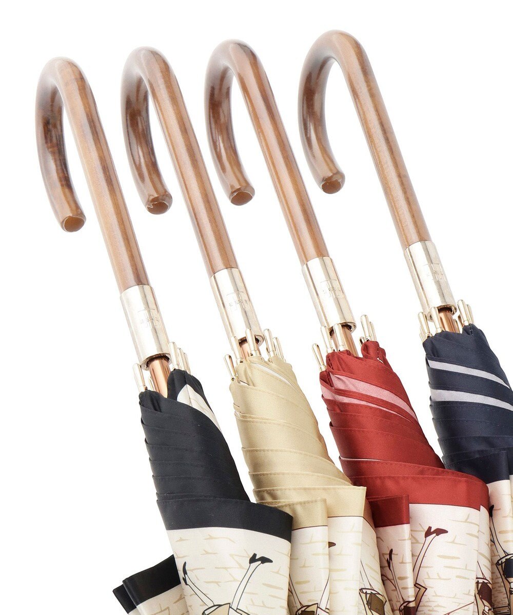 MOONBAT 【日本製】ダックス (DAKS) 長傘 街並みカラープリント 