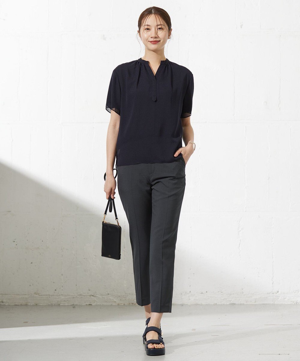 J.PRESS LADIES 【WEB限定カラーあり・セットアイテム・撥水加工・A4サイズ収納可】ポーチ付き PRINTED トート バッグ 