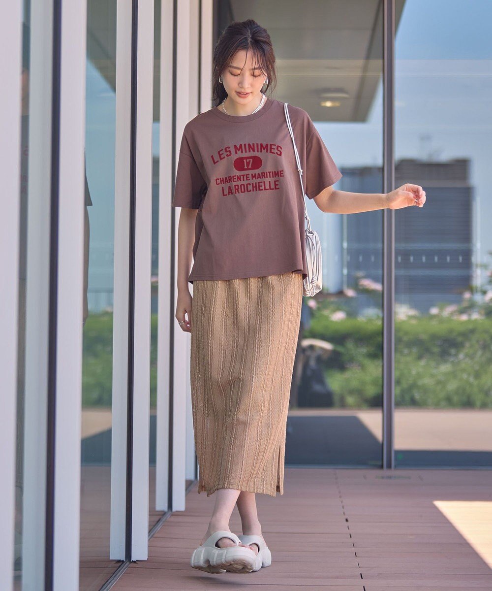 Green Parks 汗染み防止ボックスロゴＴシャツ 