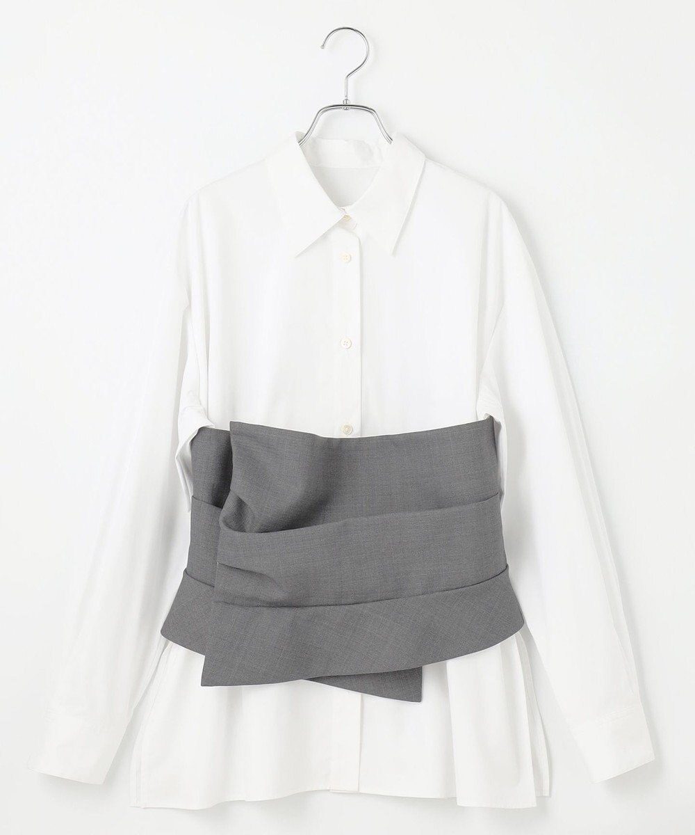 #Newans ビスチェレイヤーシャツ 