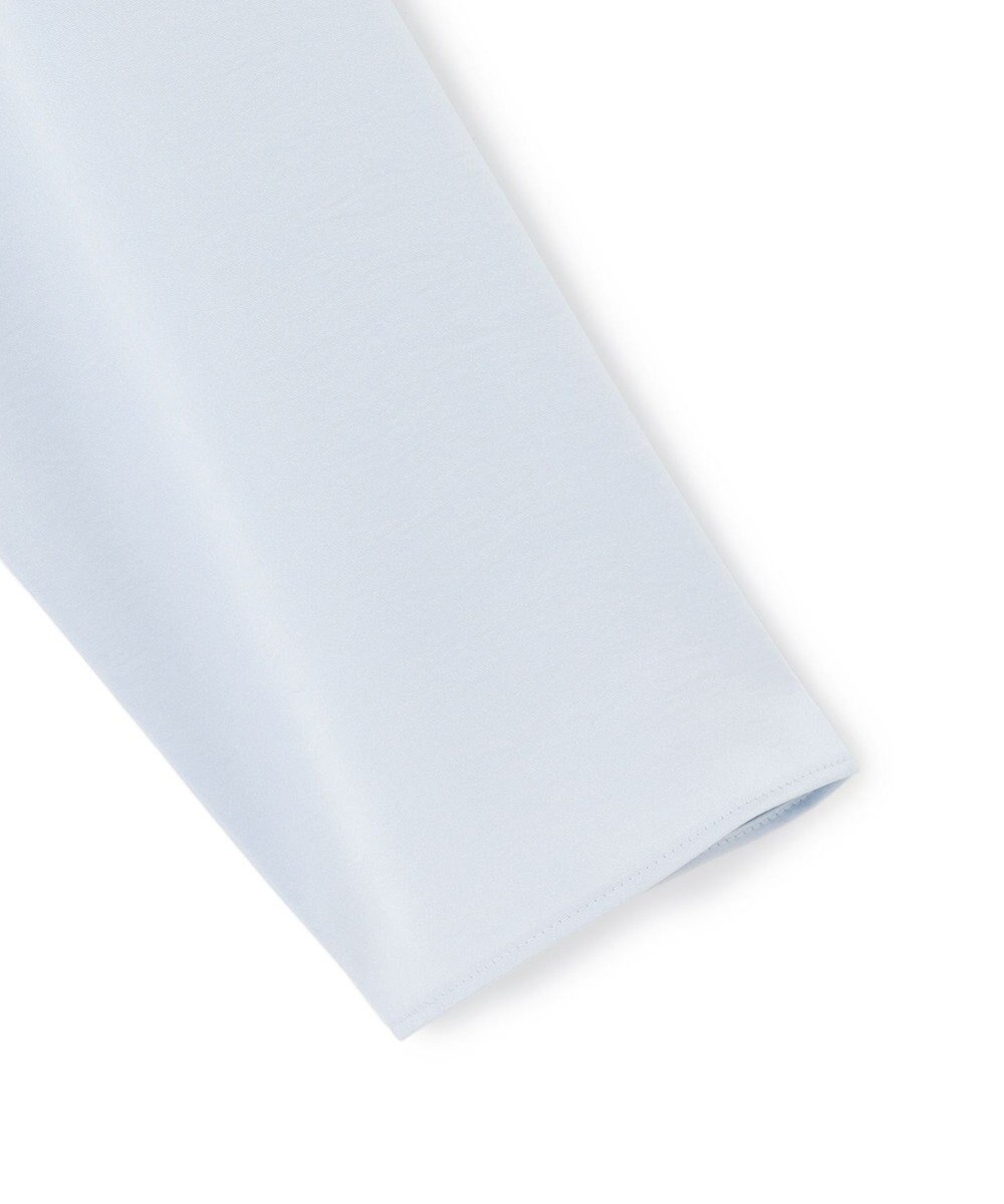 UNFILO サテン レイヤードブラウス 