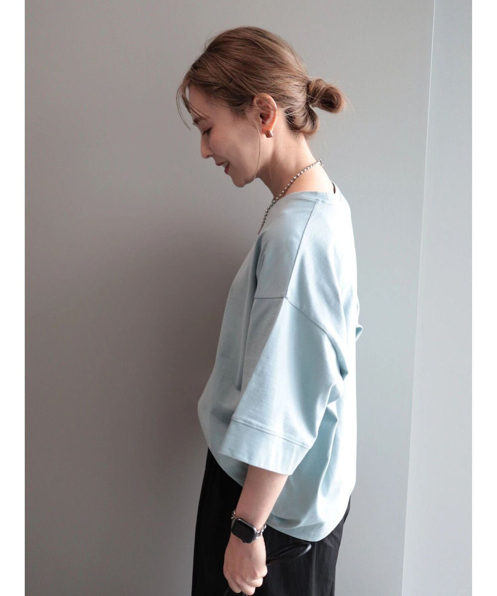 AMERICAN HOLIC 接触冷感ＳＺ５分袖カットプルオーバー 