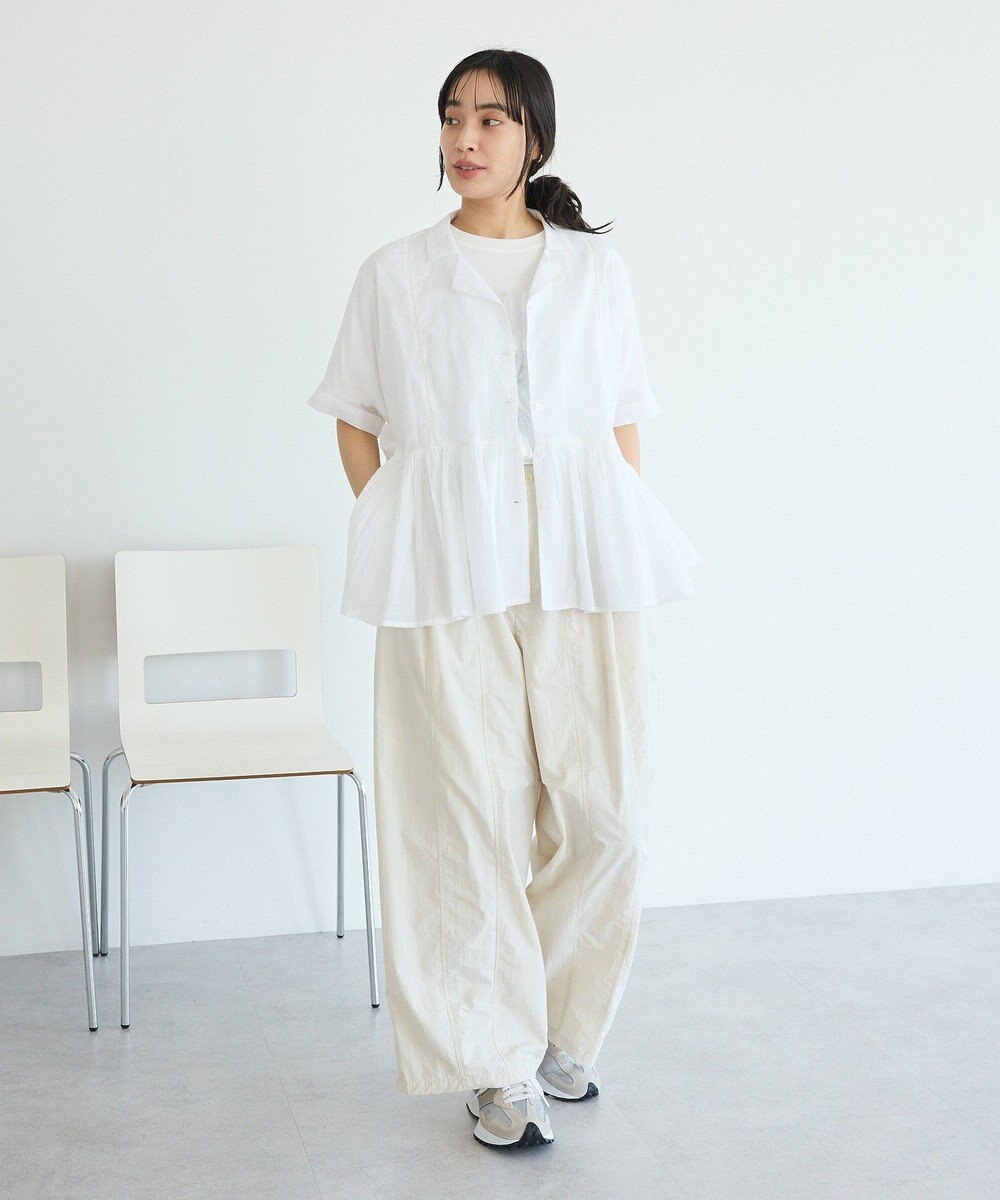 CRAFT STANDARD BOUTIQUE コットンナイロンカーブパンツ 