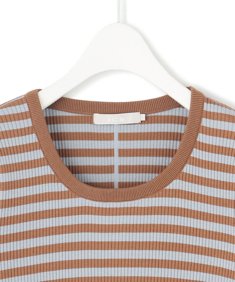 ICB 【洗える】4×2リブ プルオーバー 