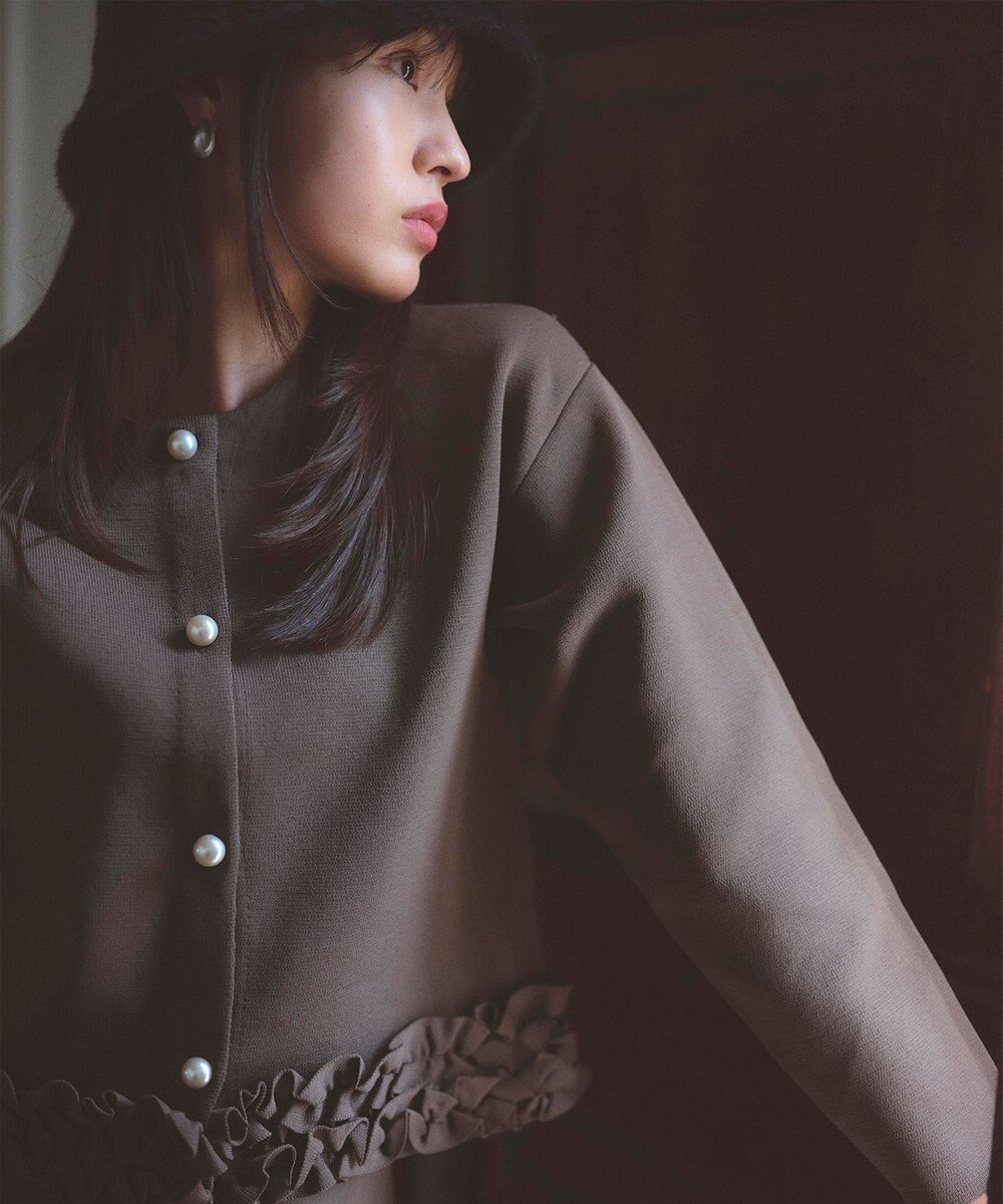 Feroux フリル ニット セットアップ 