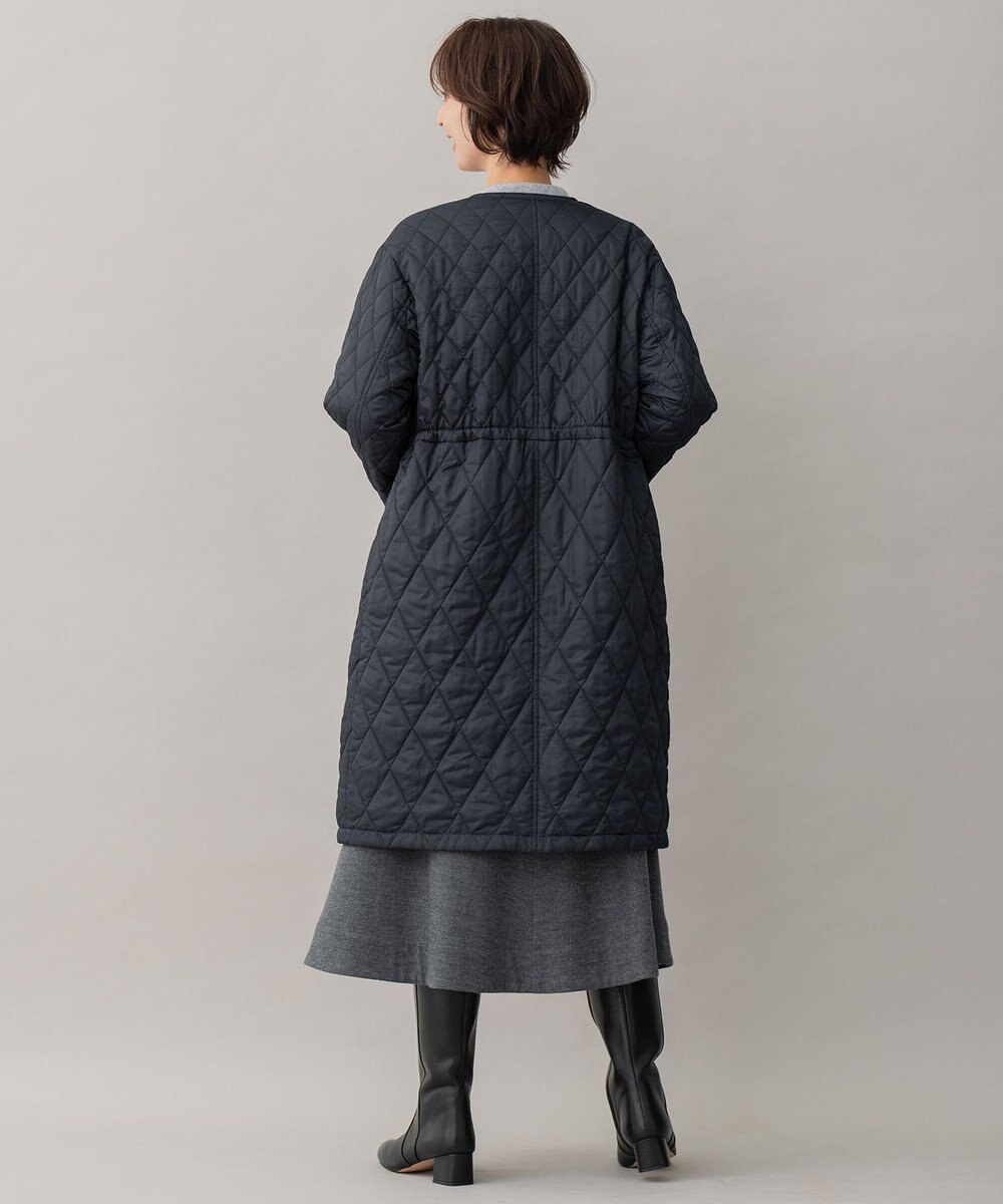 自由区 【洗える/リバーシブル】ブライトキルト リバーシブルコート 