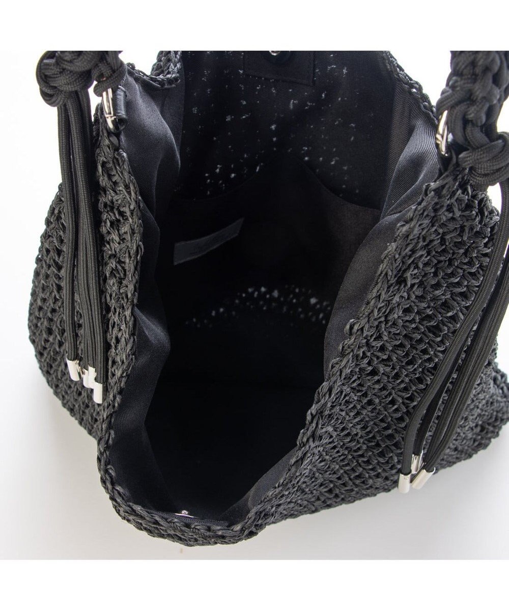 UNBILLION カシュカシュ cachecache / パラコードハンドルクロッシェトート カゴバッグ 