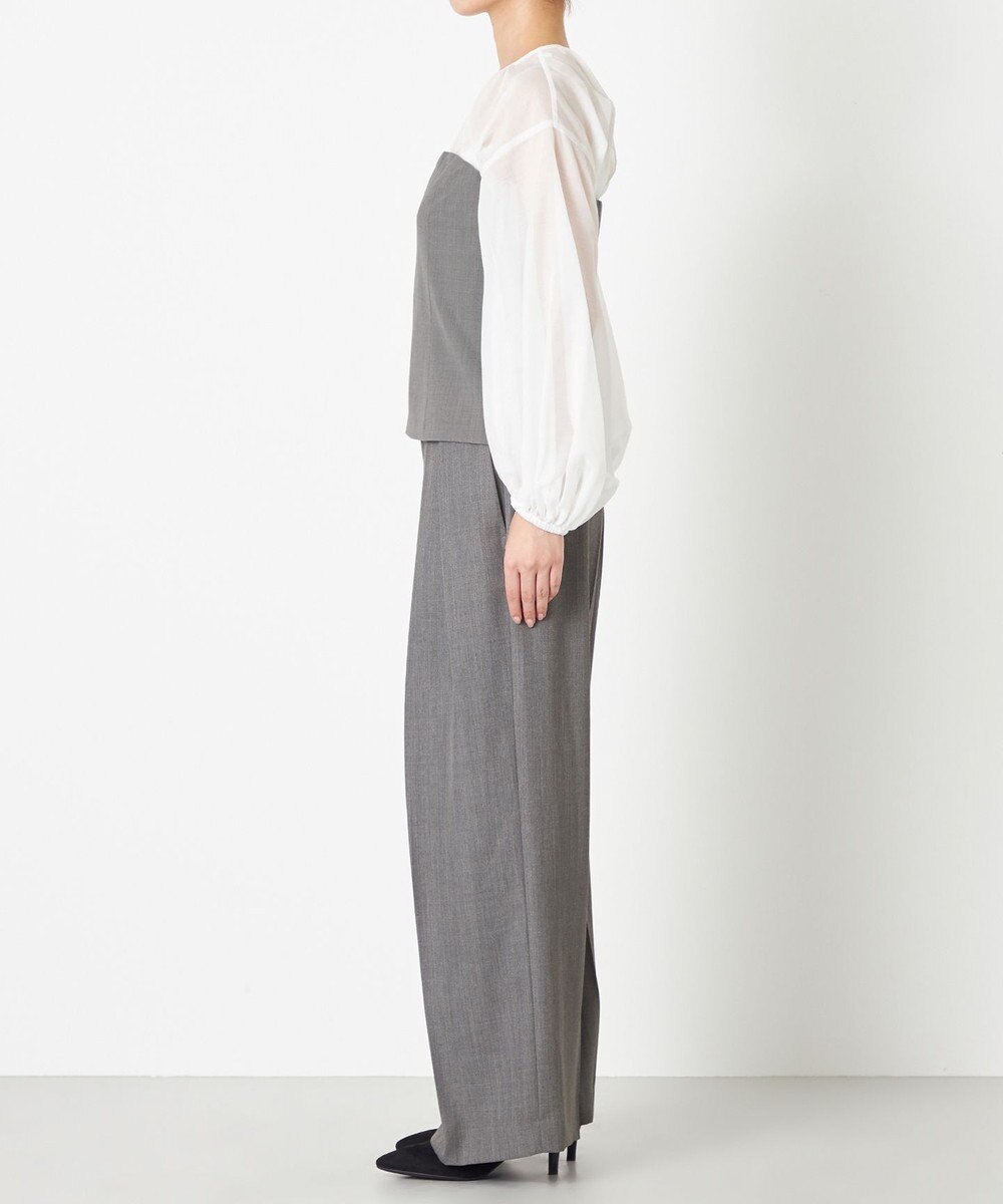 NAVE 【Nave】ウールポリエステルツイル ビスチェ 