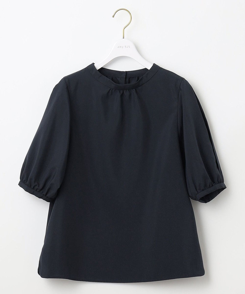 ANY SIS 【洗える】レースパーツタックスリーブ ブラウス 
