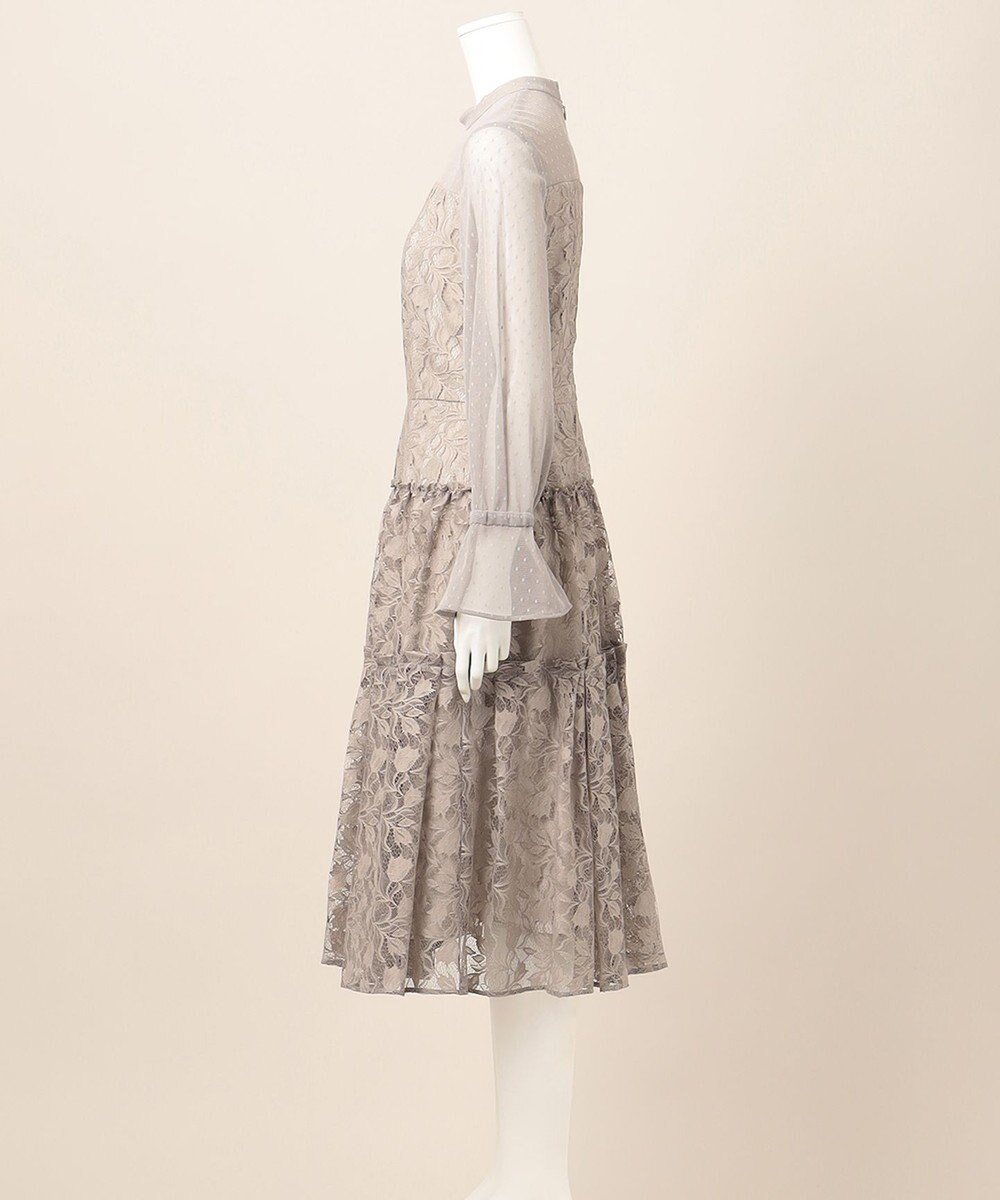 23区 【APPLAUDIR】レース 切替 ドレス 