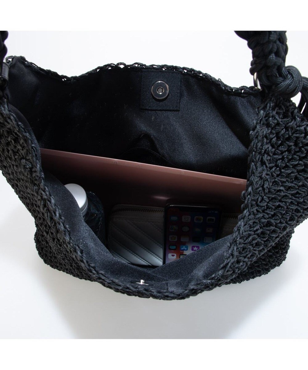 UNBILLION カシュカシュ cachecache / パラコードハンドルクロッシェトート カゴバッグ 