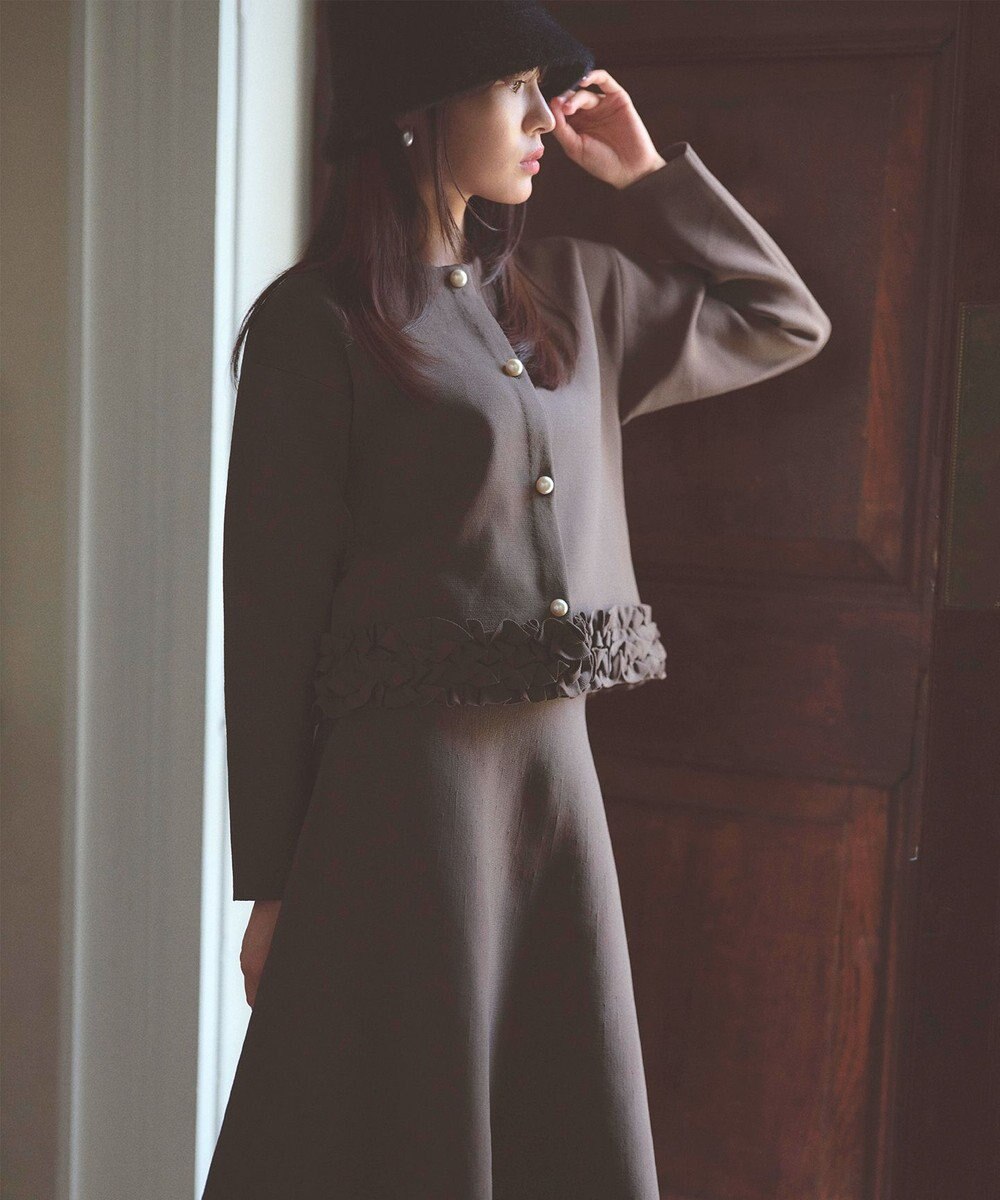 Feroux フリル ニット セットアップ 