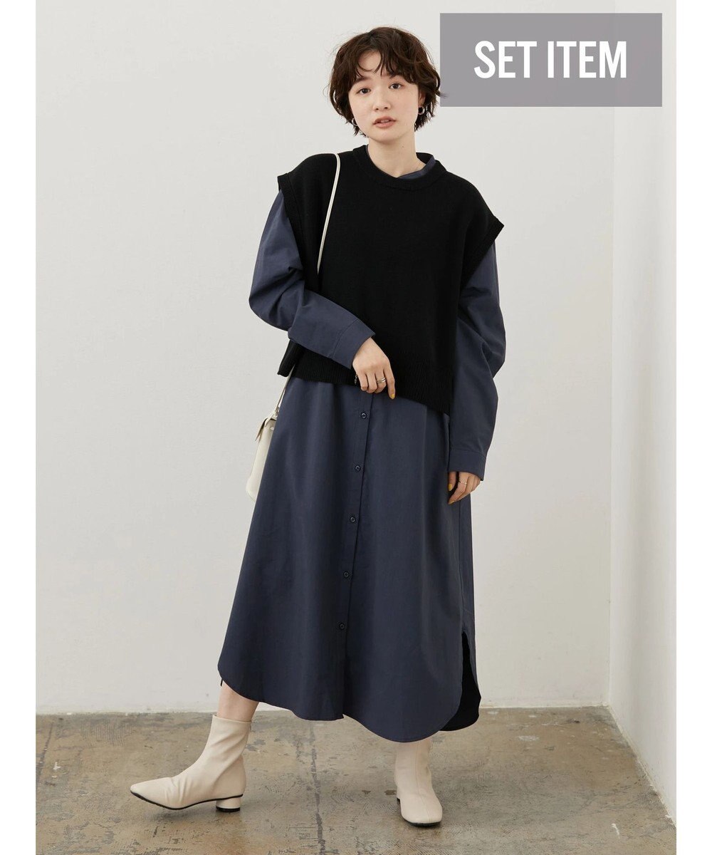 ｓｅｔ ニットベスト シャツワンピース2 American Holic ファッション通販 公式通販 オンワード クローゼット