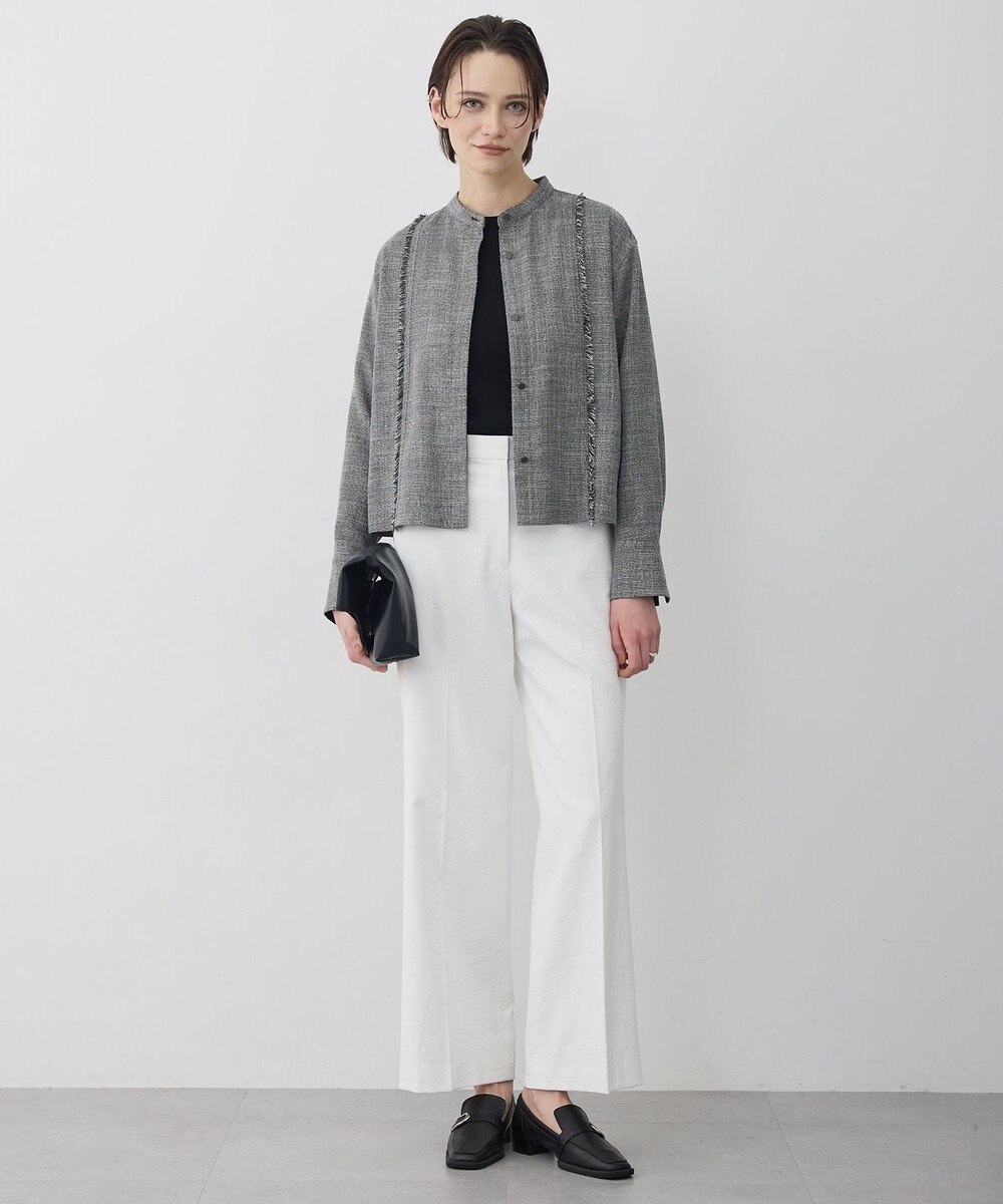 ICB L ライトスラブツイード シャツジャケット 