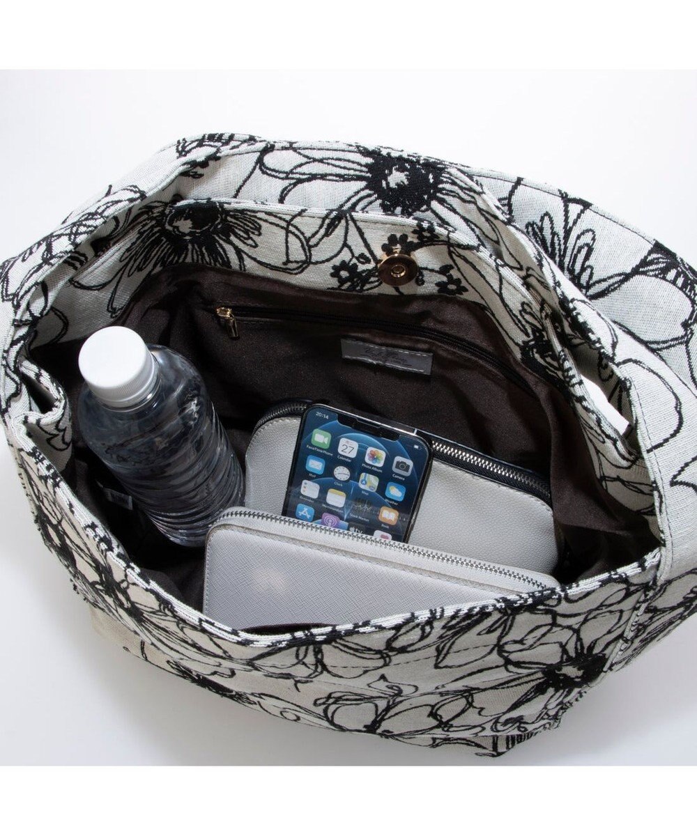 UNBILLION カシュカシュ cache cache / フラワー＆アニマル柄ワンハンドルバッグ 